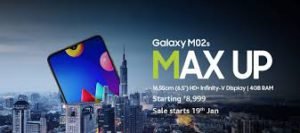Samsung Galaxy M02S MAX UP